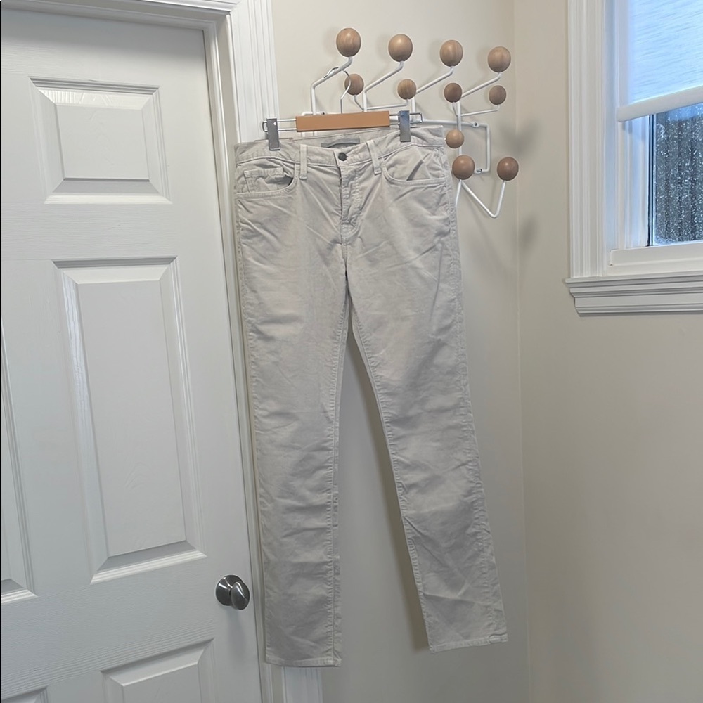Vince - Classic Slim Corduroy Pants - Cream Neutral - 30